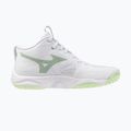 Дамски обувки за волейбол Mizuno Wave Momentum Elite Mid white/balsam green/ambrosia 2