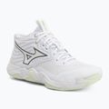 Дамски обувки за волейбол Mizuno Wave Momentum Elite Mid white/balsam green/ambrosia