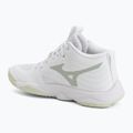 Дамски обувки за волейбол Mizuno Wave Momentum Elite Mid white/balsam green/ambrosia 3