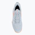 Дамски обувки за волейбол Mizuno Wave Momentum Pro blue finch/lava orange/flamingo coral 5