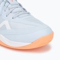 Дамски обувки за волейбол Mizuno Wave Momentum Pro blue finch/lava orange/flamingo coral 7
