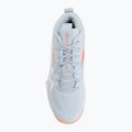Дамски обувки за волейбол Mizuno Wave Momentum Pro Mid blue finch/lava orange/flamingo coral 5