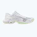 Дамски обувки за волейбол Mizuno Wave Lightning Elite white/balsam green/ambrosia