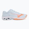 Дамски обувки за волейбол Mizuno Wave Lightning Pro blue finch/lava orange/flamingo coral 2