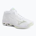 Дамски обувки за волейбол Mizuno Wave Lightning Pro Mid white/aqua gray/ambrosia