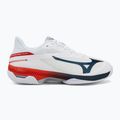 Мъжки обувки за тенис Mizuno Wave Exceed Court AC white/insignia blue/orange 2