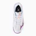 Дамски обувки за тенис Mizuno Wave Exceed Court AC white/dahlia/lava orange 5