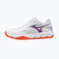 Дамски обувки за тенис Mizuno Wave Enforce Court 2 CC white/dahlia/sunstone