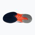 Мъжки обувки за тенис Mizuno Neo Ace CC white/insignia blue/orange 4