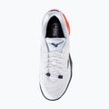 Мъжки обувки за тенис Mizuno Neo Ace CC white/insignia blue/orange 5