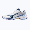 Дамски обувки за бадминтон Mizuno Wave Claw 4 white/dazzling blue/stargazer