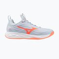 Дамски обувки за волейбол Mizuno Wave Luminous Elite blue finch/lava orange/flamingo coral