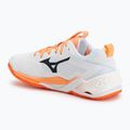 Обувки за хандбал Mizuno Wave Stealth Neo 2.1 white/black/flamingo coral 3