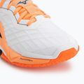 Обувки за хандбал Mizuno Wave Stealth Neo 2.1 white/black/flamingo coral 7