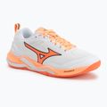 Обувки за хандбал Mizuno Wave Stealth Elite white/lava orange