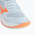 Дамски обувки за хандбал Mizuno Wave Stealth Pro blue finch/lava orange 7