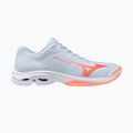 Дамски обувки за волейбол Mizuno Wave Lightning Pro blue finch/lava orange/flamingo coral