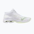 Дамски обувки за волейбол Mizuno Wave Lightning Pro Mid white/aqua gray/ambrosia