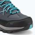 Дамски ботуши за трекинг REGATTA Samaris III Low seal grey/turquoise 7
