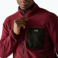 Мъжки поларен суитшърт REGATTA Frankie Full Zip dark maroon 5