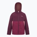Детско ветроустойчиво яке REGATTA Hillain Warm fig/dark pimento/dusty rose 7