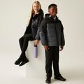 Детско ватирано яке REGATTA Lofthouse black/sealgr 12