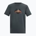 Мъжка тениска за трекинг REGATTA Fingal Slogan dark storm 5