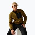 Мъжки поларен суитшърт REGATTA Frankie Borg Half Zip rich tan/black 4