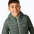 Детско ватирано яке REGATTA Lofthouse dark forest green/wild lime 8