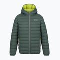 Детско ватирано яке REGATTA Lofthouse dark forest green/wild lime 13