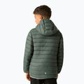 Детско пухено яке REGATTA Hooded Marizion dark forest green/wild lime 4