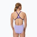 Дамски цял бански костюм Speedo Solid Turnback bright lavender 2