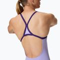 Дамски цял бански костюм Speedo Solid Turnback bright lavender 4