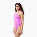 Дамски цял костюм за плуване Speedo Solid Leaderback orchid shine 5