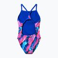 Дамски цял костюм за плуване Speedo FL Printed Turnback brushy glitch/hope 7
