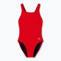 Дамски цял костюм за плуване Speedo Solid Endurancex Leaderback team red