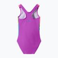 Детски цял бански костюм Speedo Radiating Splice neon jelly 2
