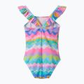 Детски цял бански костюм Speedo Ruffle citrus green 2