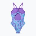 Детски цял бански костюм Speedo Print Thinstrap pace purple 2