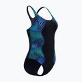 Дамски цял костюм за плуване Speedo Print Medalist anthracite 4
