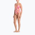Дамски цял костюм за плуване Nike V-Neck desert pink 3