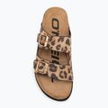 Дамски чехли O'Neill Sandy Platform Low leopard 5
