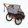 Велосипедно ремарке за двама души bobike Moobe сиво-черно 8616000001 2