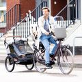 Велосипедно ремарке за двама души bobike Moobe сиво-черно 8616000001 16