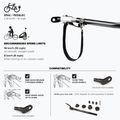 Велосипедно ремарке  Polisport Kids Trailer&Stroller black/grey 8
