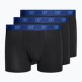 Мъжки боксерки CR7 Basic Trunk 3 чифта черни/сини