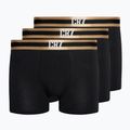 Мъжки боксерки CR7 Basic Trunk 3 чифта black/gold