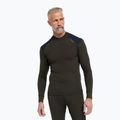 Мъжки термоактивен суитшърт Dovre Folded Collar khaki 2