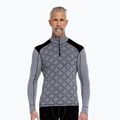 Мъжки термоактивен суитшърт Dovre Half Zip Jacquard grey