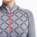 Дамски термоактивен суитшърт Dovre Half Zip Jacquard grey 3